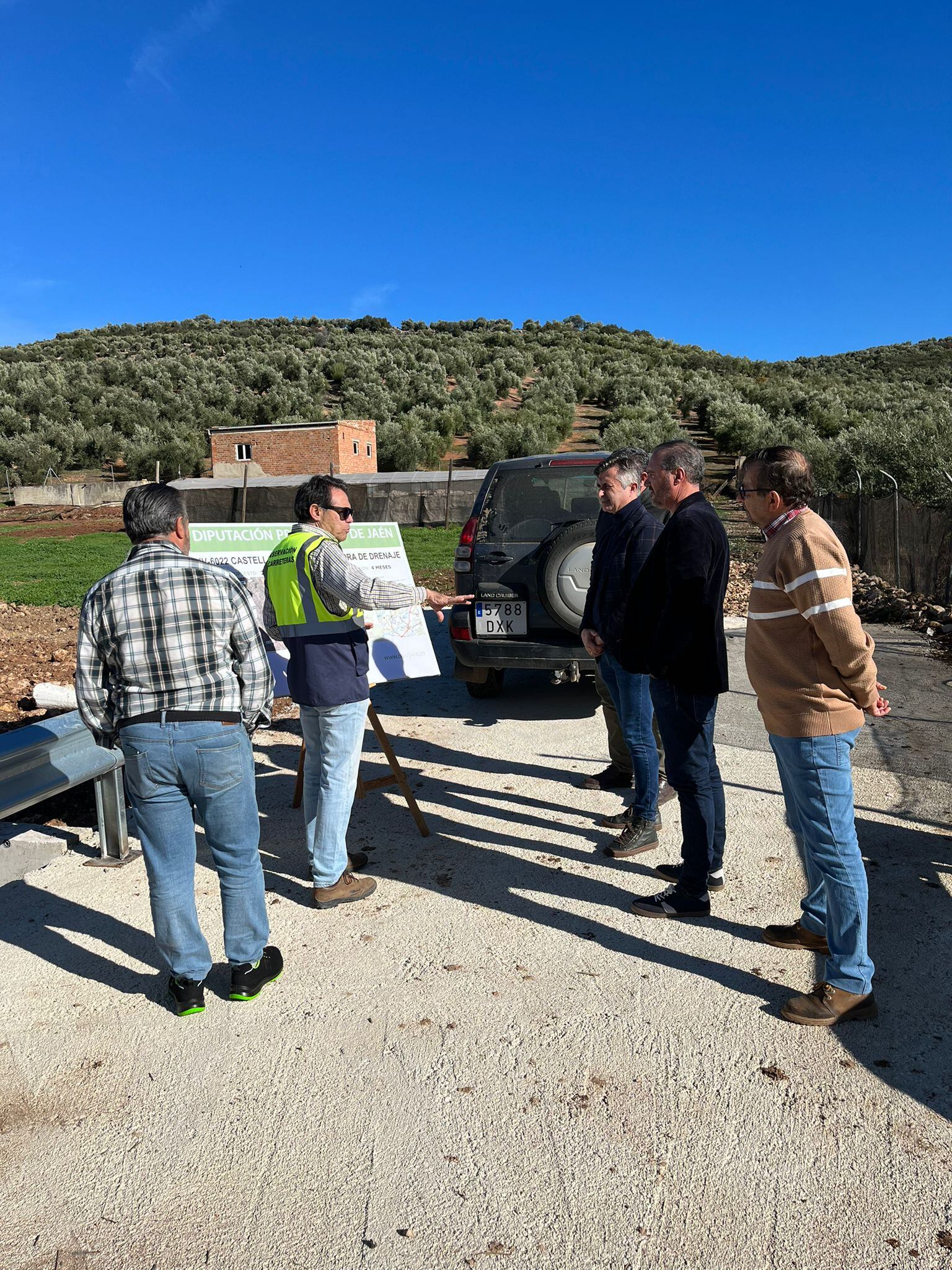 Visita a las obras en Castellar