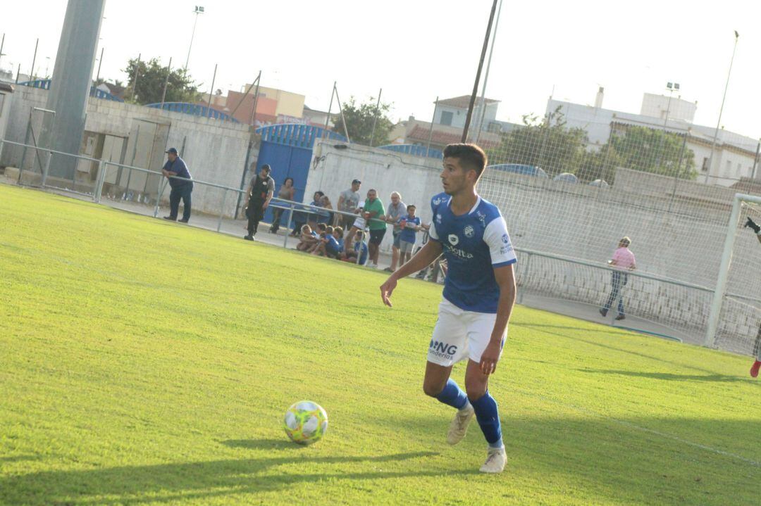 Jesus López durante un partido esta temporada 