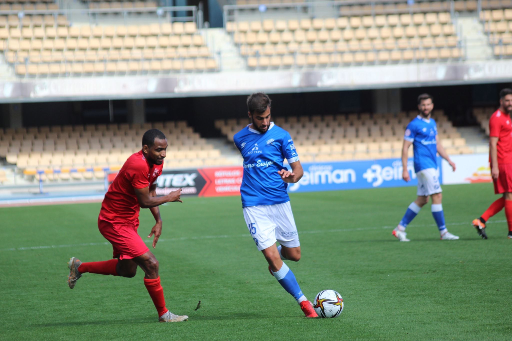 Partido del Xerez DFC ante el Panadería Pulido
