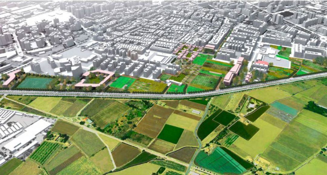 Propuesta de Compromís per València de desclasificar 90.000 metros cuadrados del PAI de Benimaclet para declararlos no urbanizables.