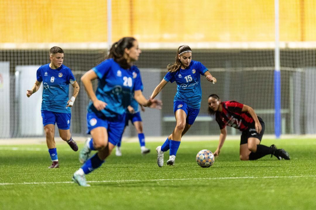 L'Enfaf Construccions Modernes al partit del passat cap de setmana contra el Verdú.