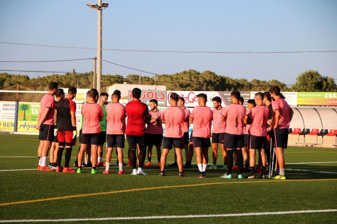 Imagen de archivo de un entrenamiento de la temporada 18-19