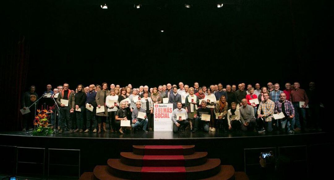 Acto de reconocimiento a los donantes de Gandia 