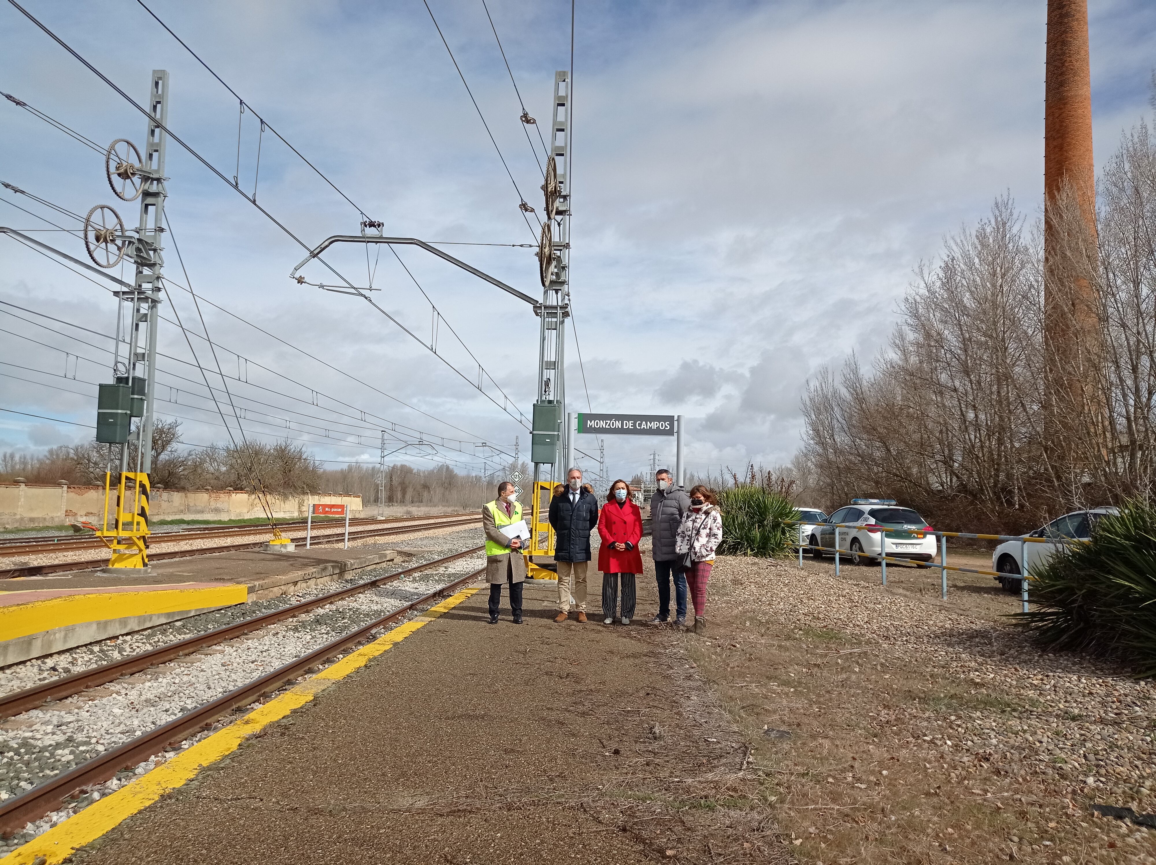 Monzón cuenta ya con su nuevo apartadero para trenes de mercancías