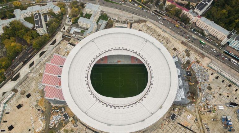 Estadio Ekaterimburgo Arena, una de las sedes del Mundial 2018