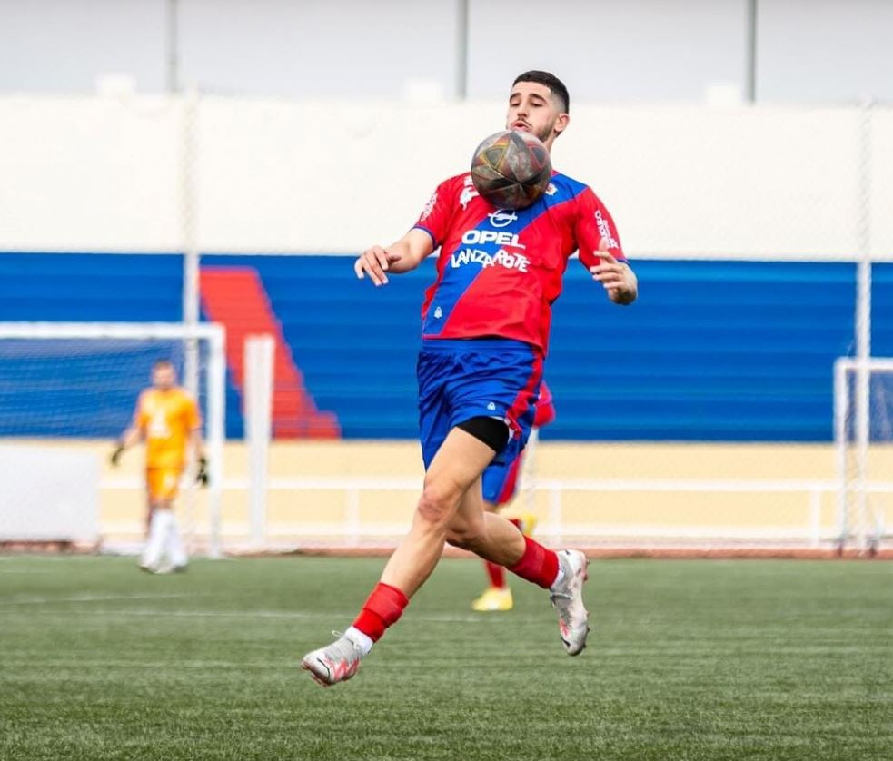 Imagen de archivo de un partido de la UD Lanzarote en la Ciudad Deportiva.