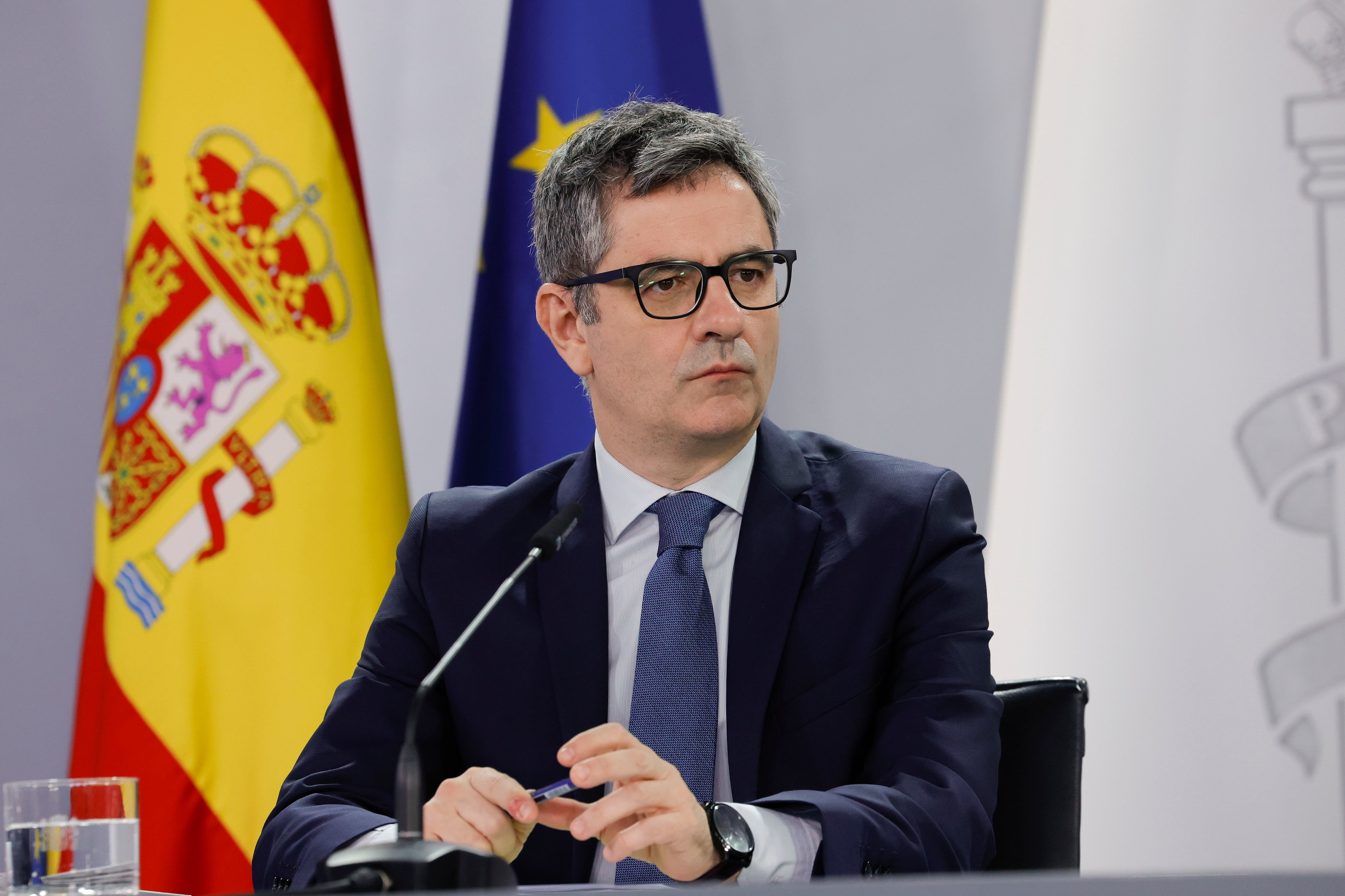 El ministro de Justicia, Félix Bolaños