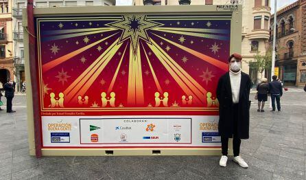 Ismael González Cordón, autor del diseño de la caracola y alumno de Bellas Artes