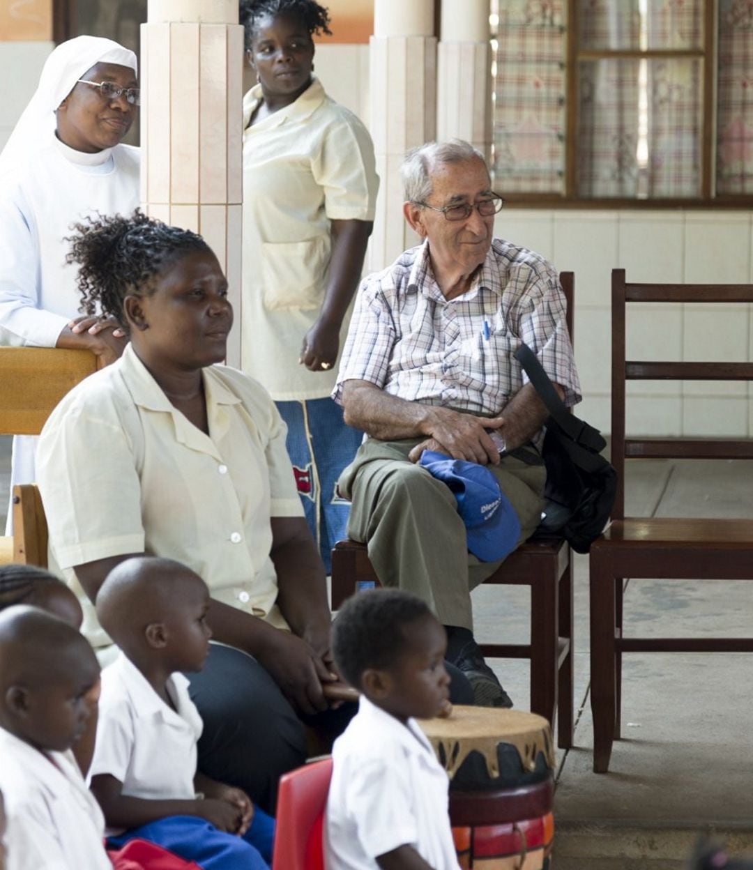 El padre Vicente Berenguer en Mozambique 