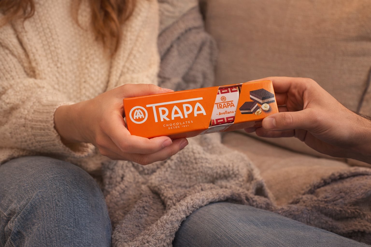 Trapa lanza un formato actual del primer bombón de España