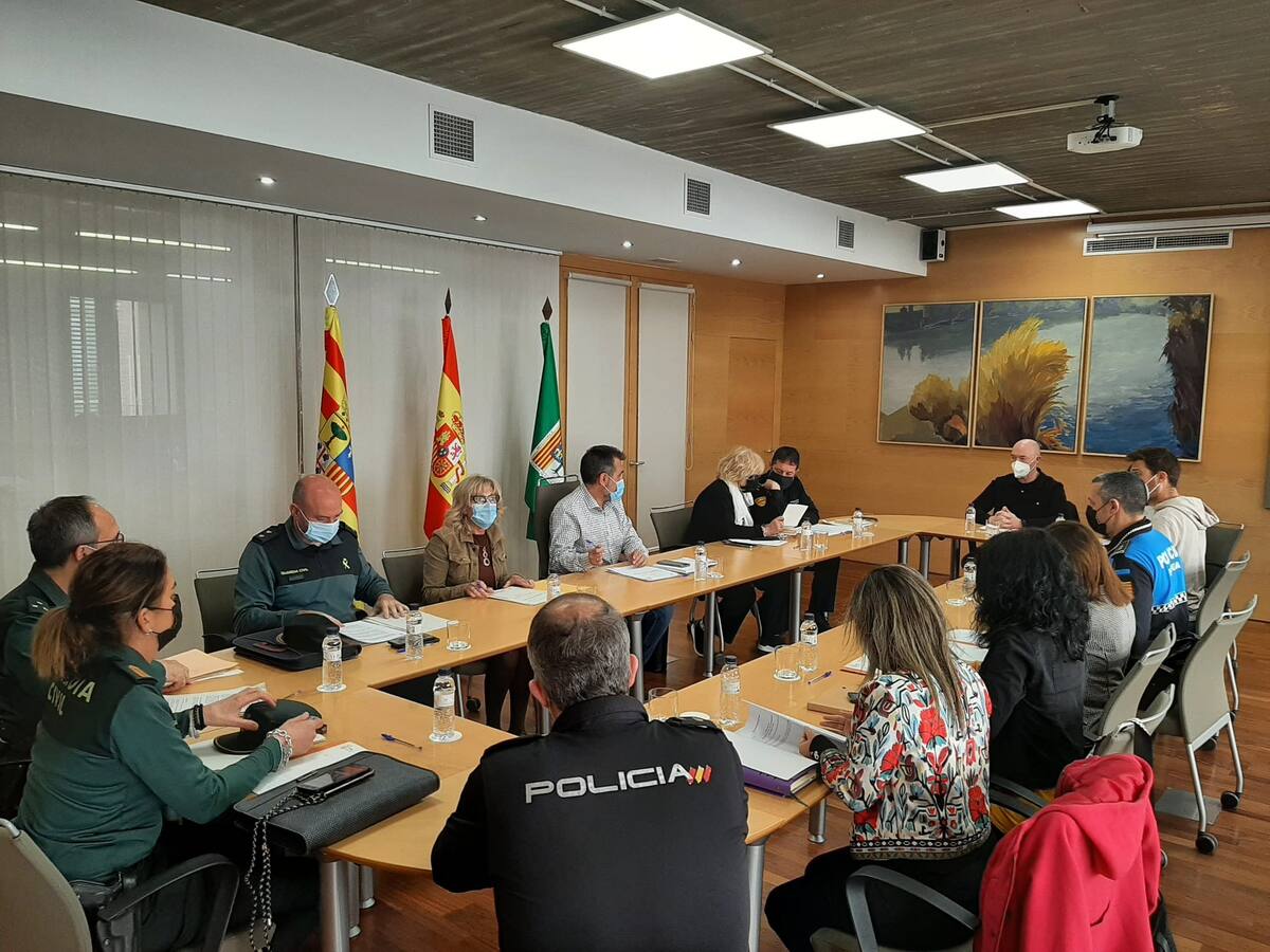 La Junta Local de Seguridad de Fraga establece el dispositivo policial para el Día de la Faldeta
