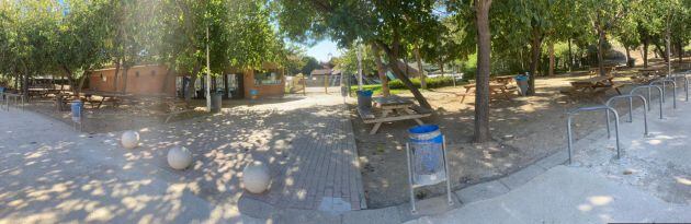 Zona de acceso al Parque Gulliver de València