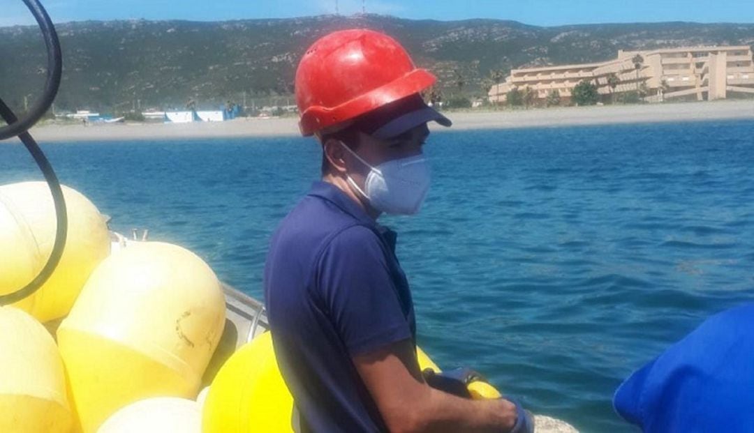 Balizamiento de playas en La Línea.