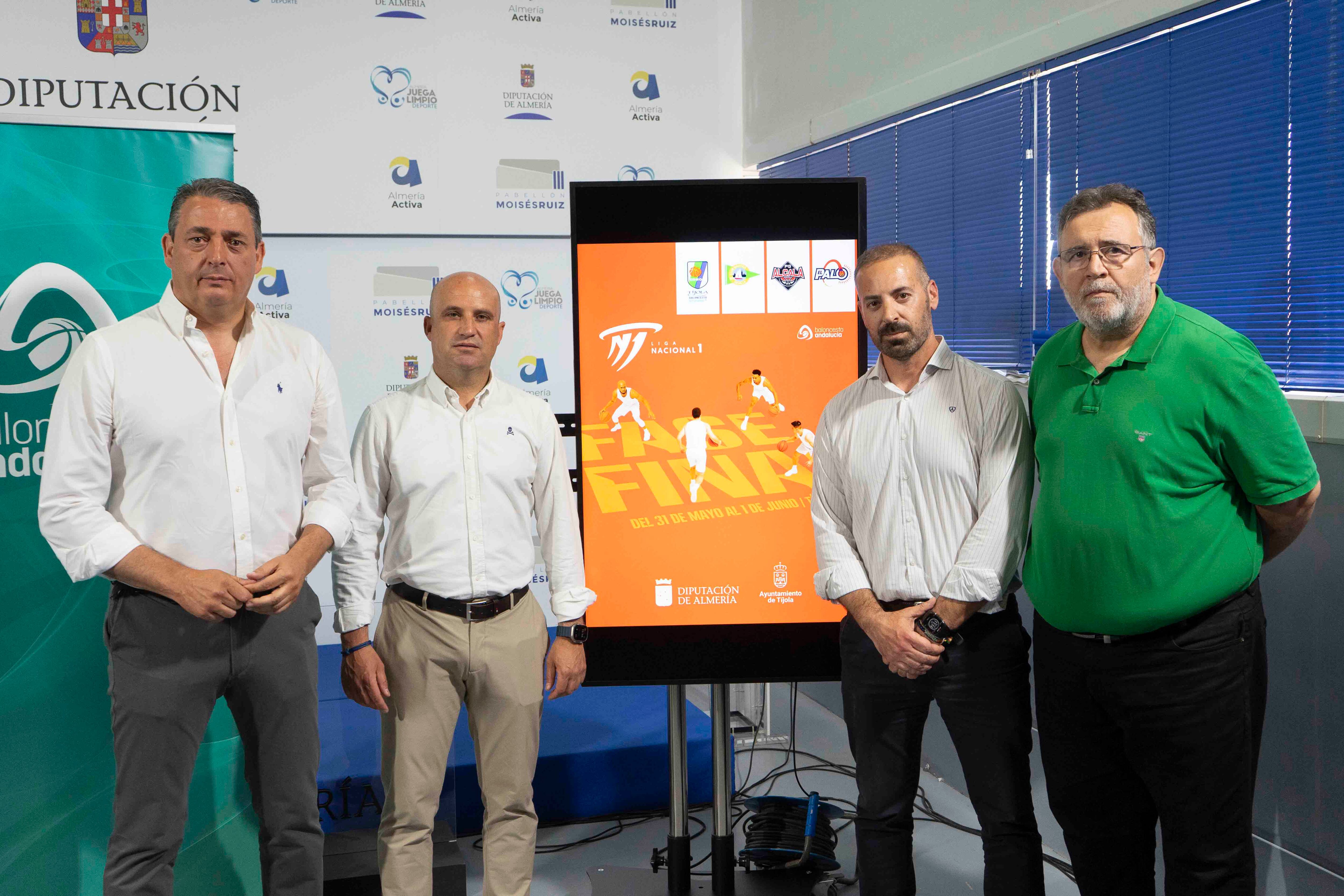 Presentación de la Fase Final del Campeonato de 1ª Nacional Masculino de Baloncesto.