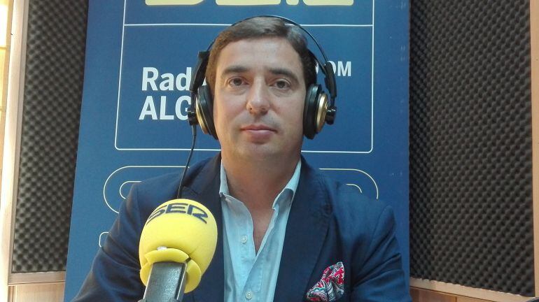 Jo0sé María Garzón director gerneral de la empresa Lances de Futuro, que explota el coso de las Palomas en Algeciras.