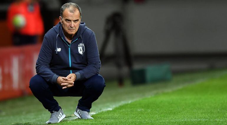 El técnico argentino del Lille Marcelo Bielsa.