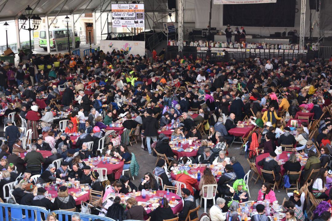 Imagen de Archivo de la multitudinaria comida en años anteriores