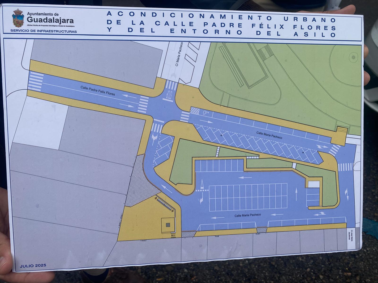 Proyecto remodelación zona asilo Concordia