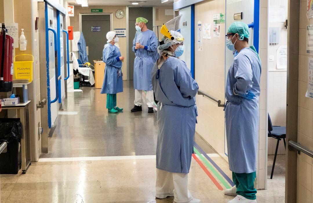 Trabajadores sanitarios