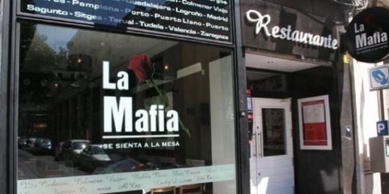 Fachada de un restaurante de la cadena &#039;La Mafia se sienta a la mesa&#039;