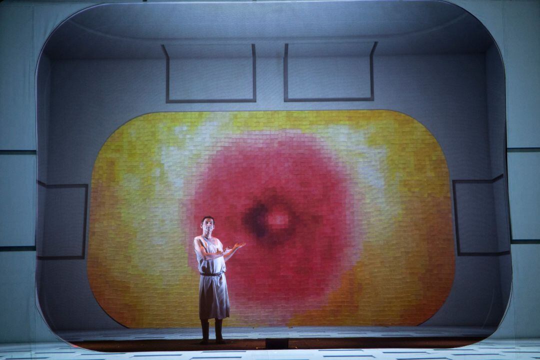 Albert Pla durant l'espectacle "Miedo 2.0"