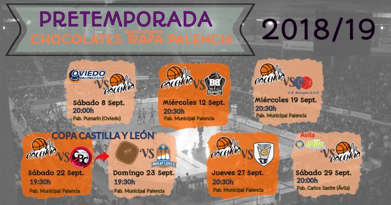 El equipo palentino ya tiene calendario de pretemporada