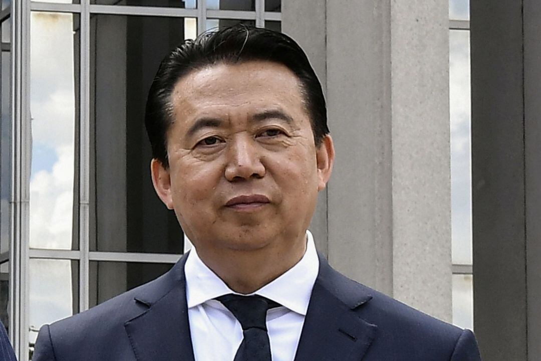 El presidente de Interpol Meng Hongwei.