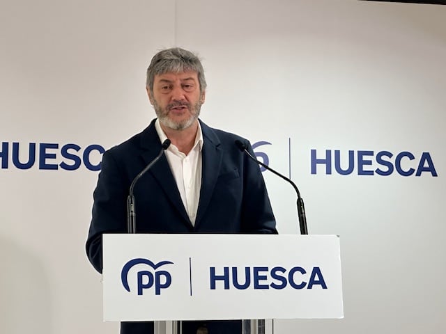 Gerardo Oliván, presidente provincial del PP en Huesca