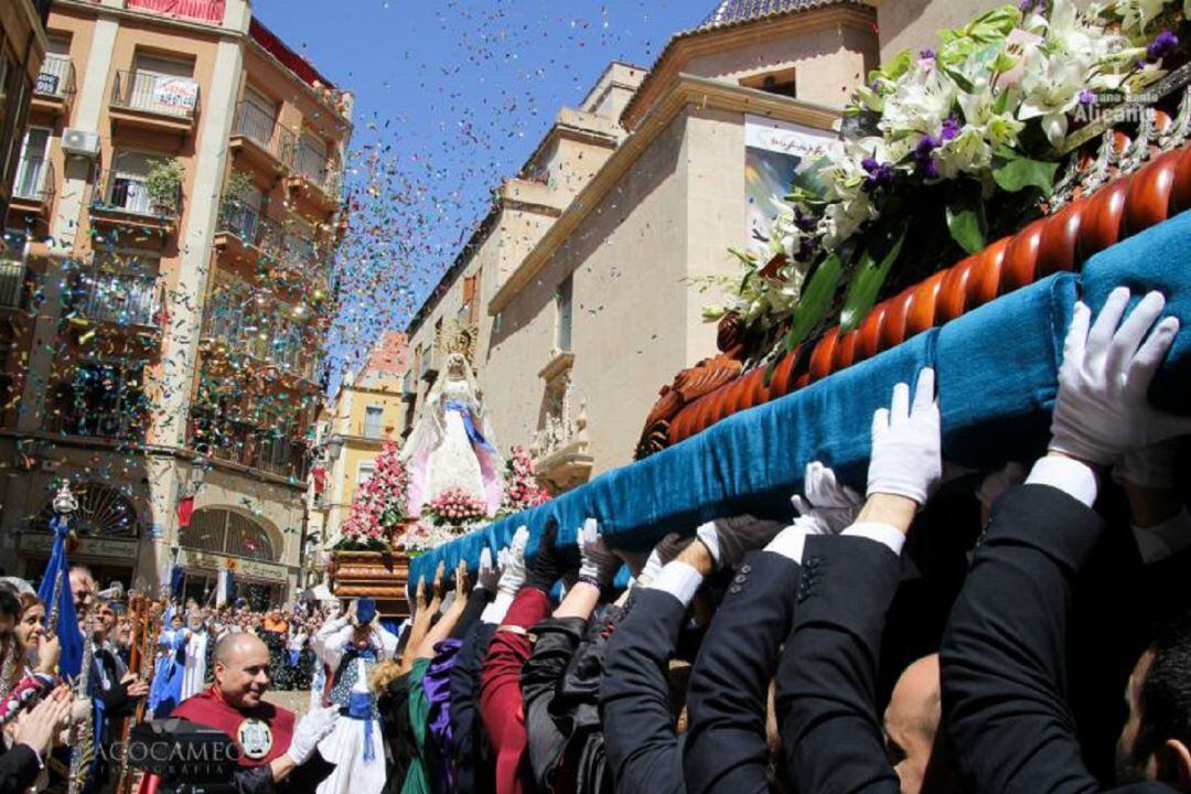 Procesión en Alicante - Imagen de archivo