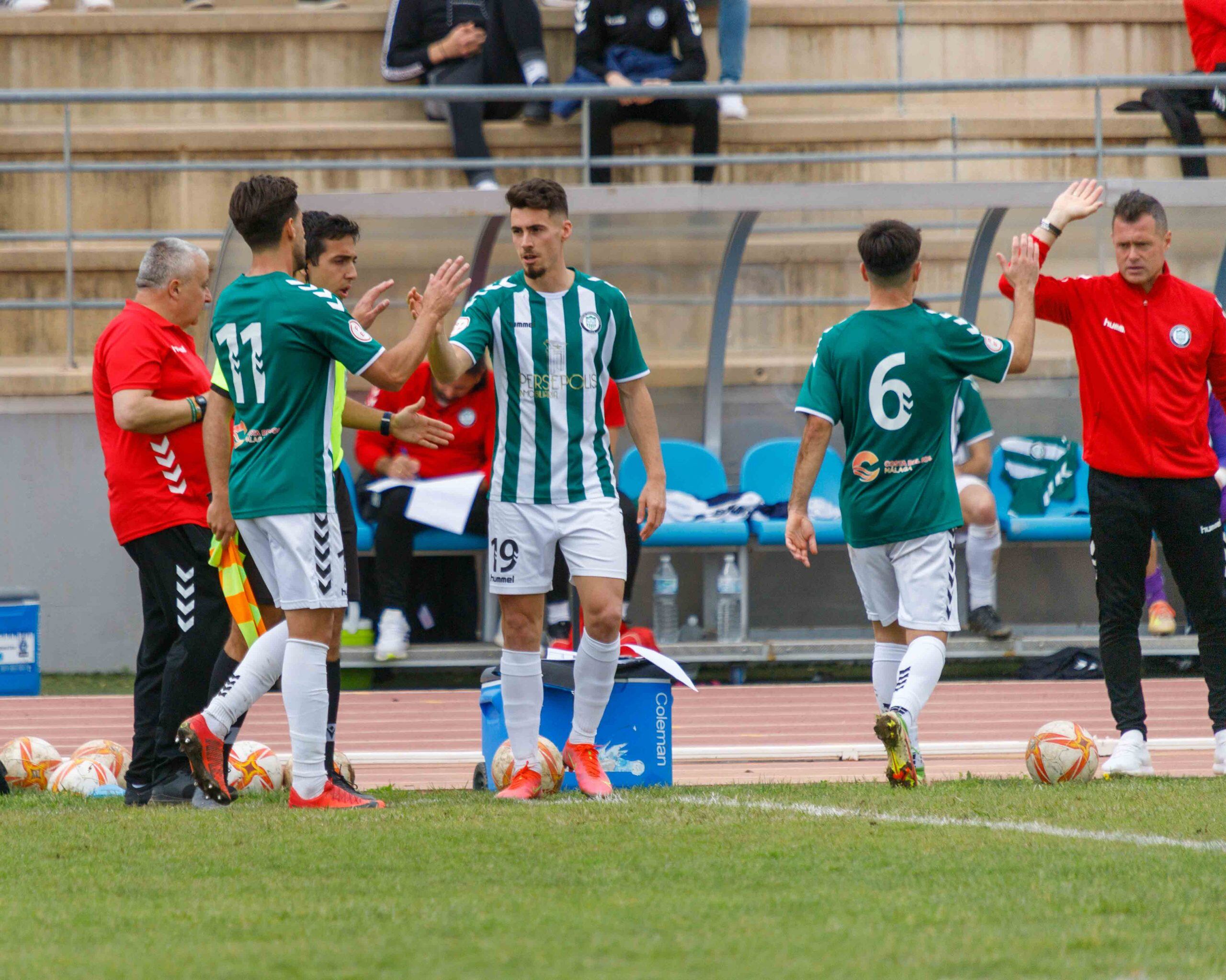 Ibón Pérez durante un partido de la campaña pasada
