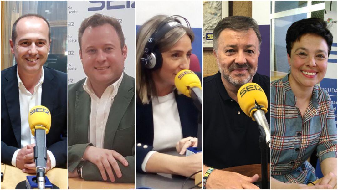 Los alcaldes de Guadalajara, Albacete, Toledo, Cuenca y Ciudad Real