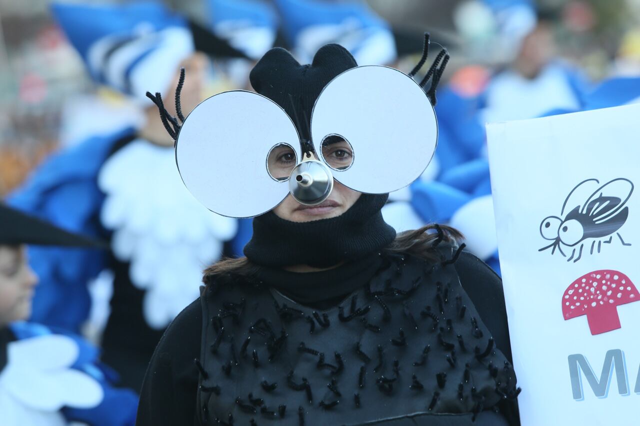 Momento de la Cabalgata del Ninot de las Fallas de 2019