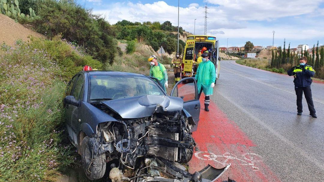 Imagen del accidente ocurrido en Archna