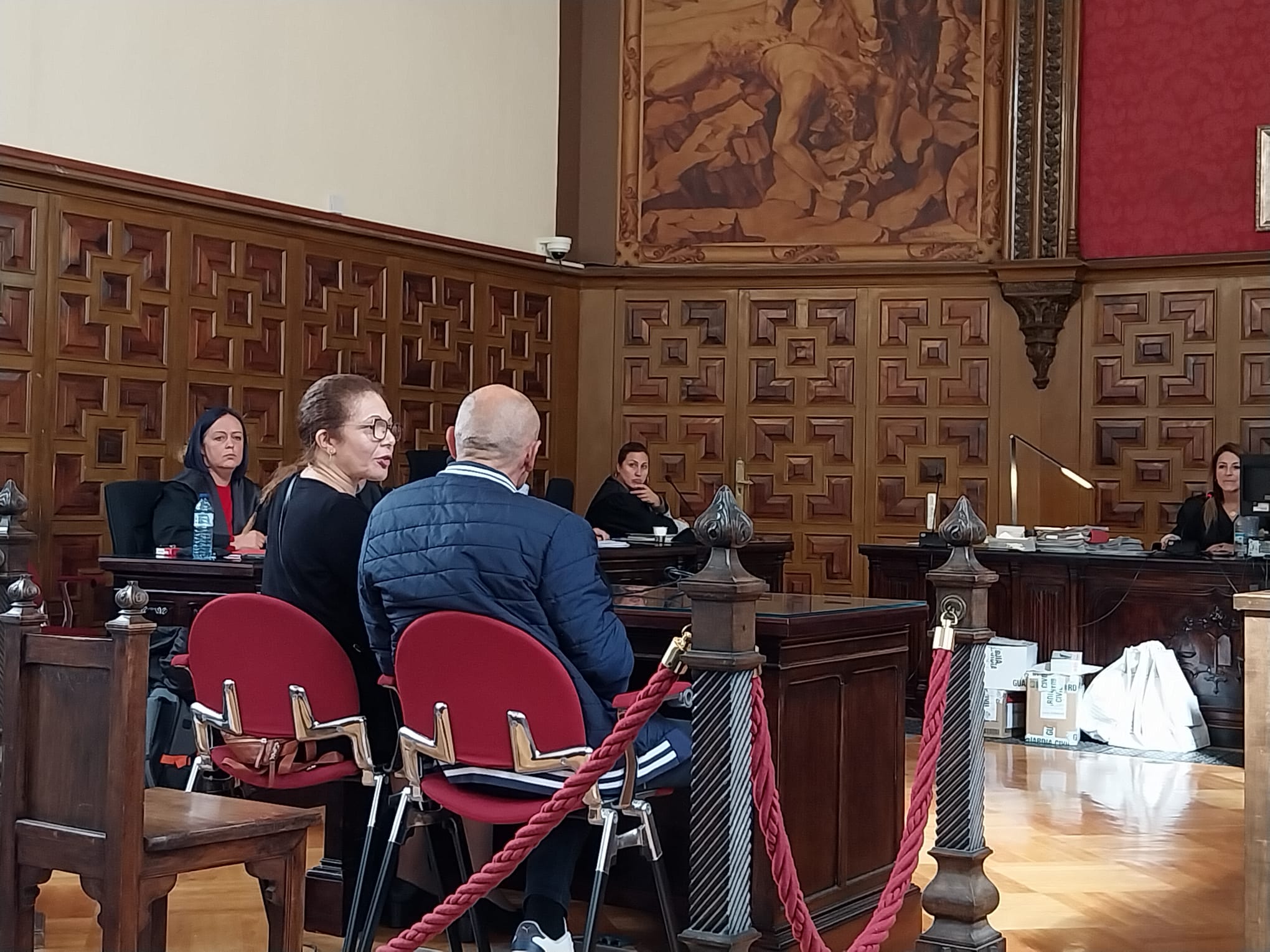 Uno de los momentos de la vista de este jueves en la Audiencia Provincial