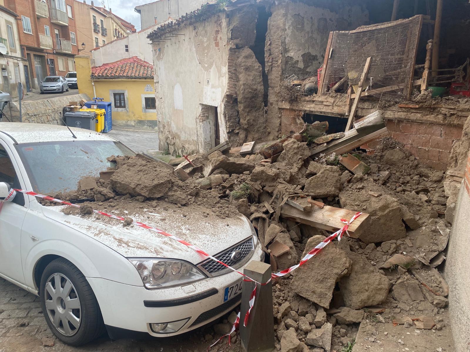 Imágenes del derrumbe