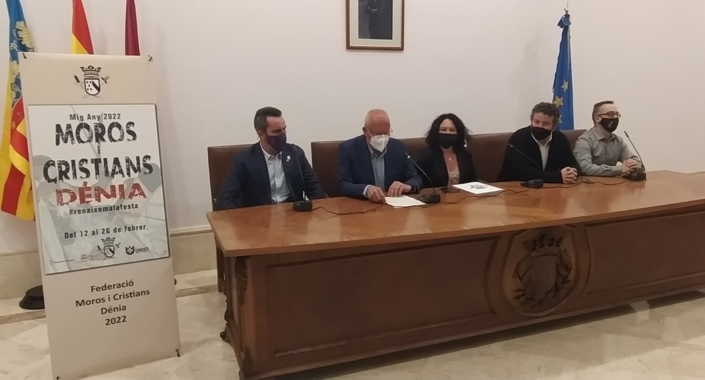 Presentación del programa de Mig Any de Moros i Cristians de Dénia 2022.