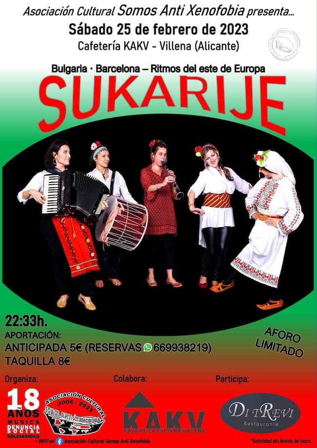 Cartel del concierto de este sábado