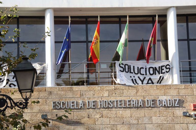 Fachada de la Escuela de Hostelería de Cádiz