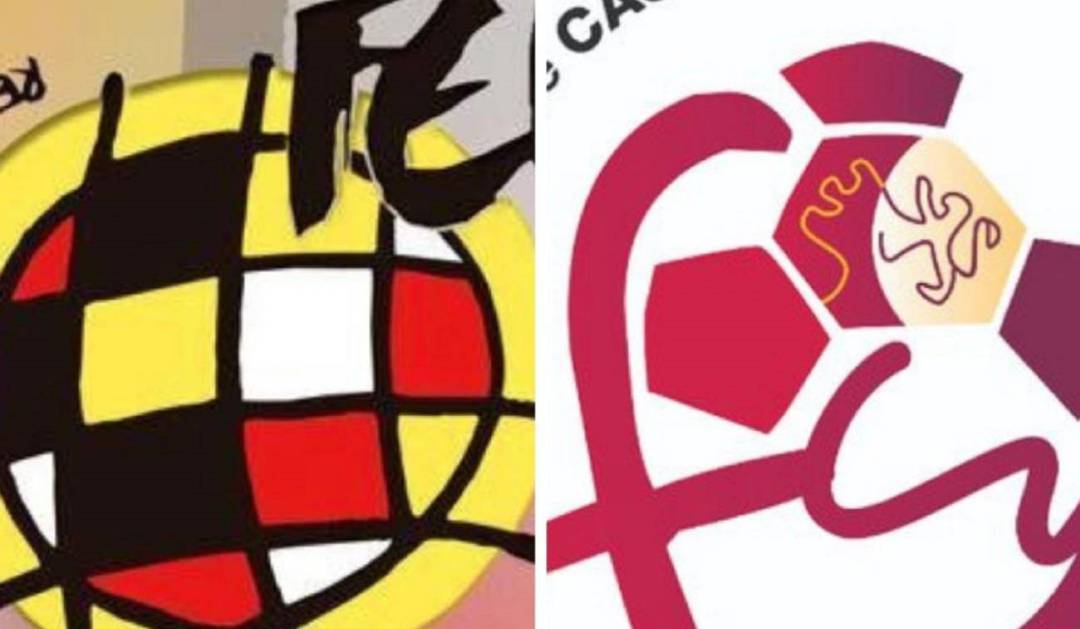 Escudos de la RFEF y la FCyLF