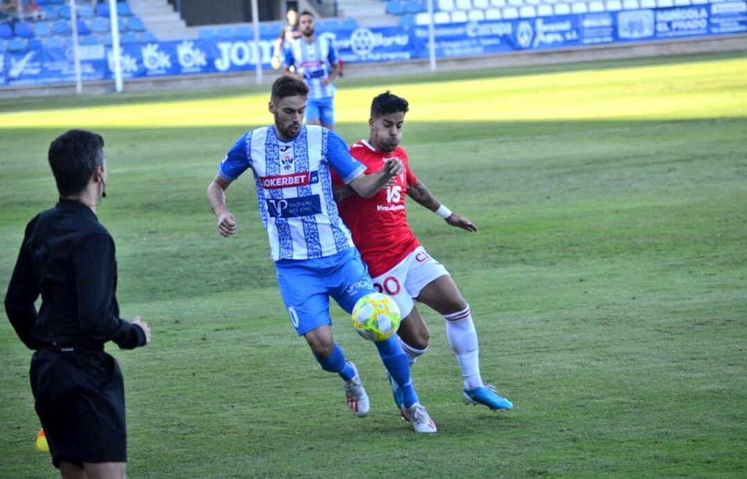 Imagen del partido entre el Talavera de la Reina y el Real Murcia