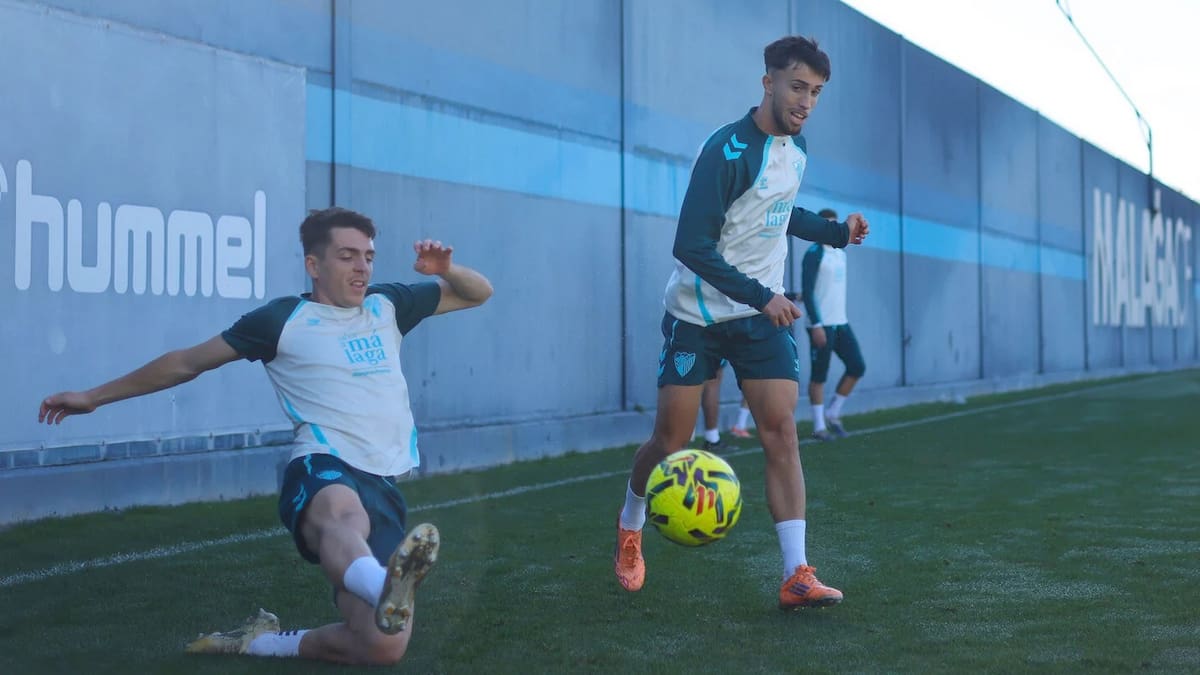 El Málaga CF intensifica su trabajo en la recta final del año en La Rosaleda