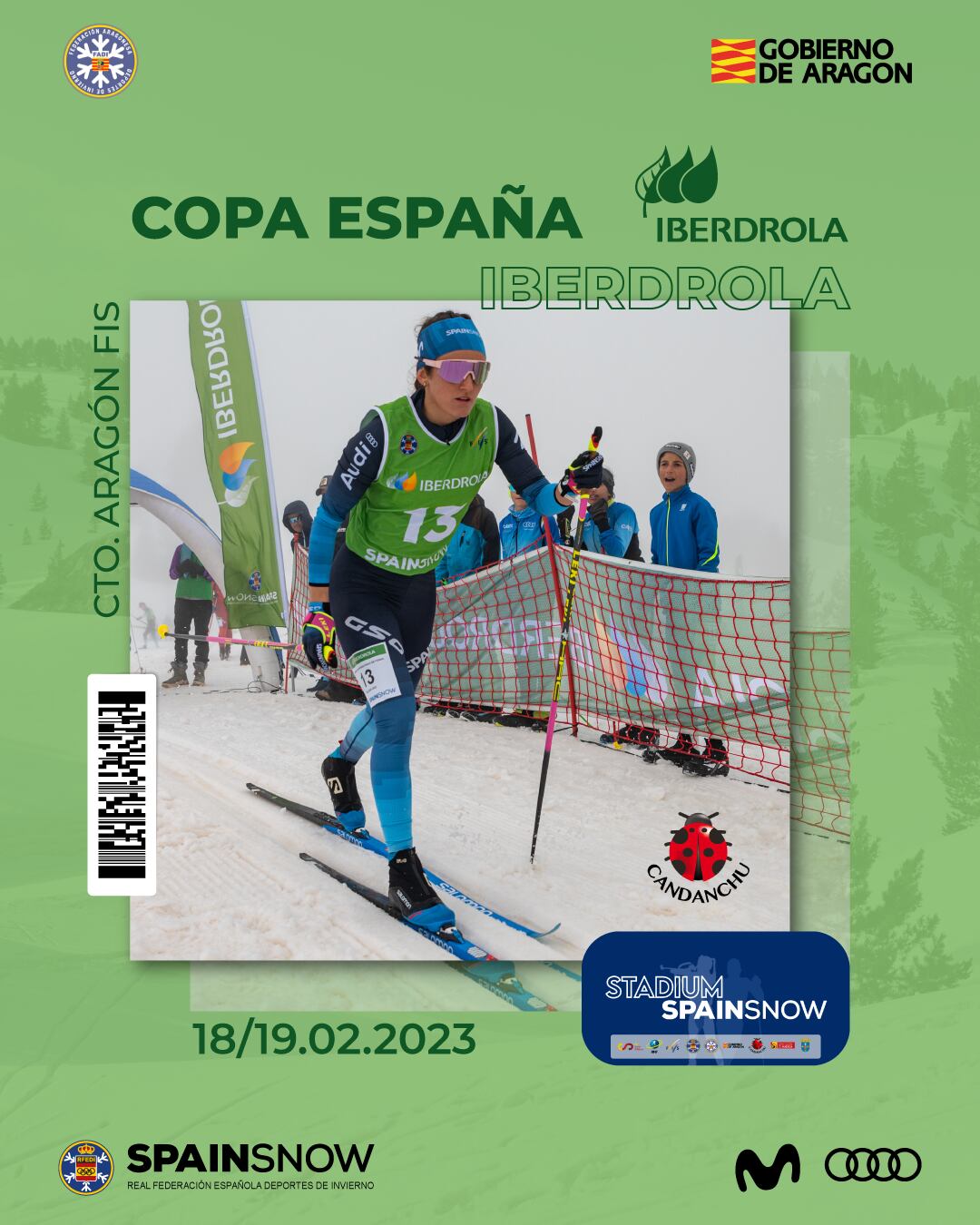 Campeonatos de Aragón y FIS y la 3ª Fase de la Copa de España Iberdrola de Esquí de Fondo
