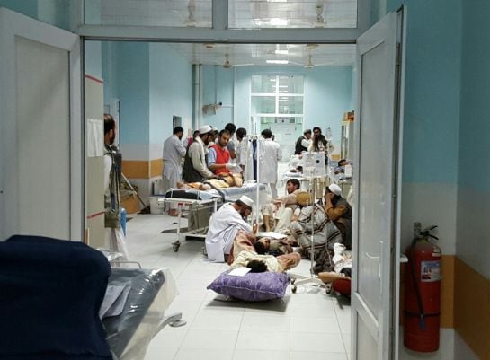 Dan Sermand. El hospital de Kunduz dos días antes del ataque de Estados Unidos.