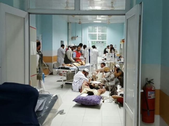 Dan Sermand. El hospital de Kunduz dos días antes del ataque de Estados Unidos.