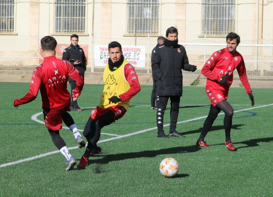 Docampo, durante la última sesión de la semana celebrada en el CHF