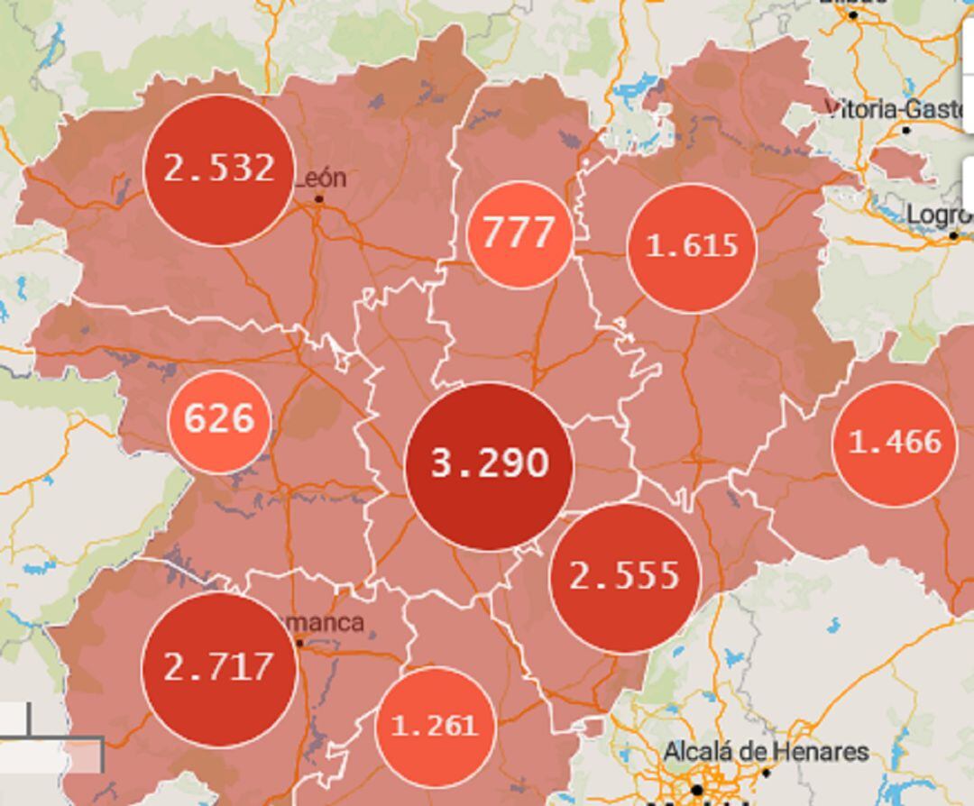 Continúa descendiendo el número de pacientes en UCI, con 13 igresados por los 15 de ayer, mientras se mantienen en algo más de 110 los enfermos en planta en el Hospital de Segovia