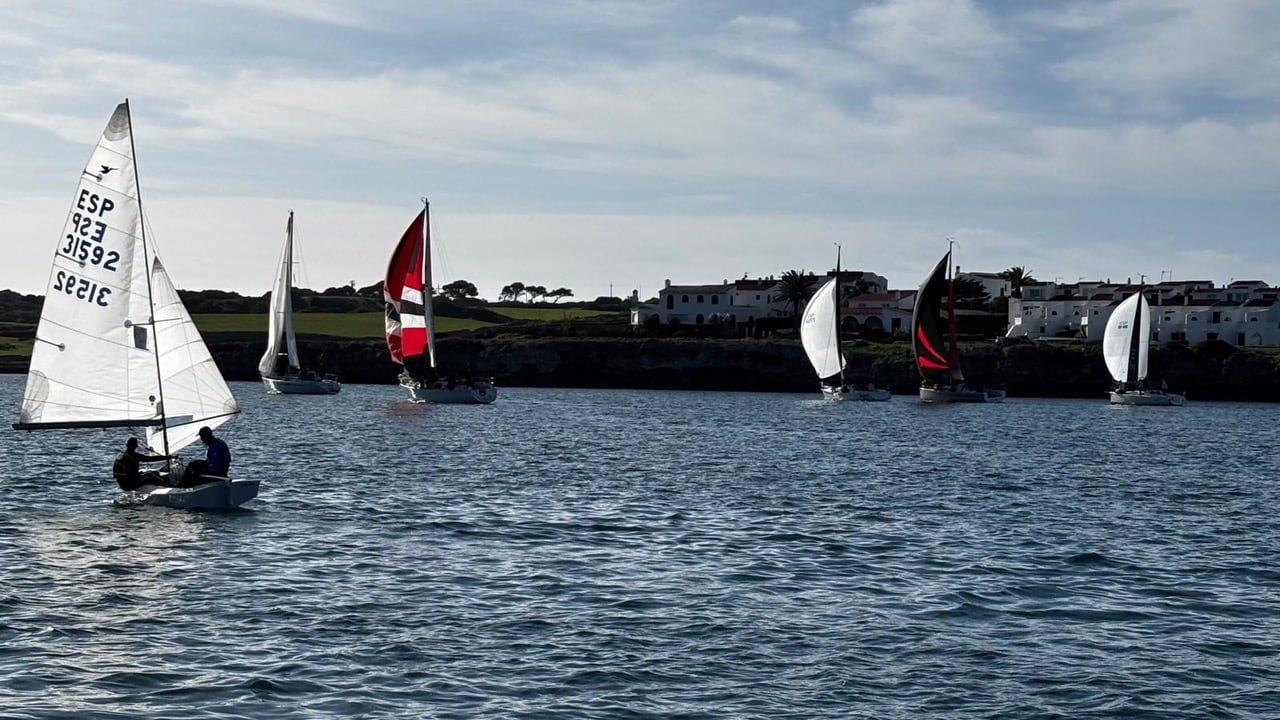 Imatge de la primera regata de Sa Lliga Hivern.