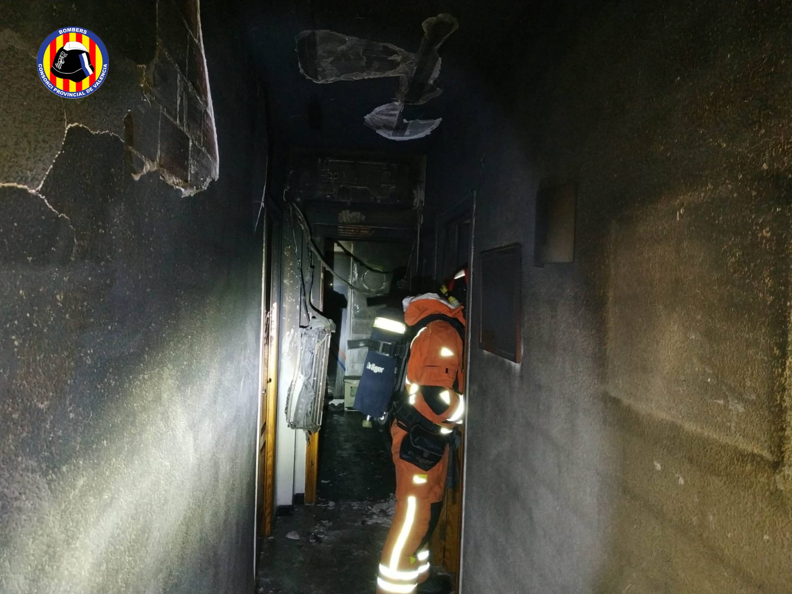 Incendio en una vivienda de Miramar