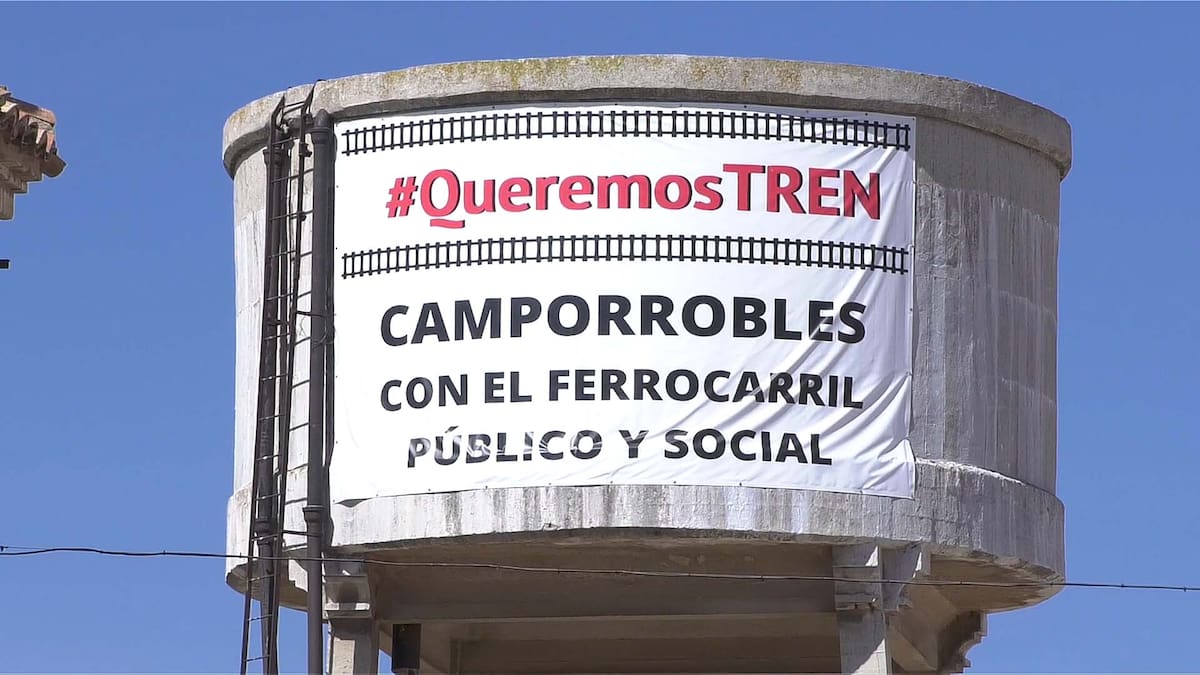 Los vecinos de Camporrobles vuelven a exigir que la línea C-3 de cercanías llegue a la localidad