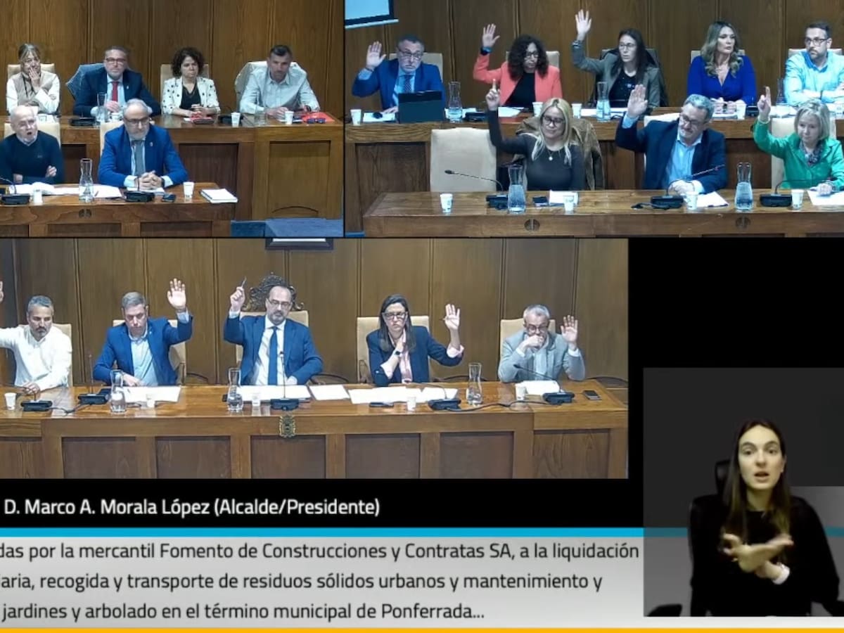 Aprobada en pleno la liquidación de 1 millón de euros a FCC en medio de la guerra cruzada entre Marco Morala y Olegario Ramón